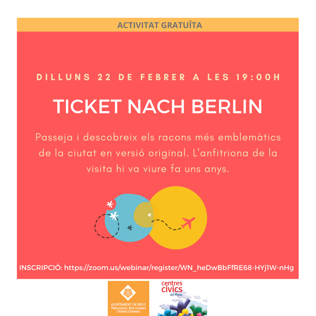 Imatge TICKET NACH BERLIN avui a les 19.00h 