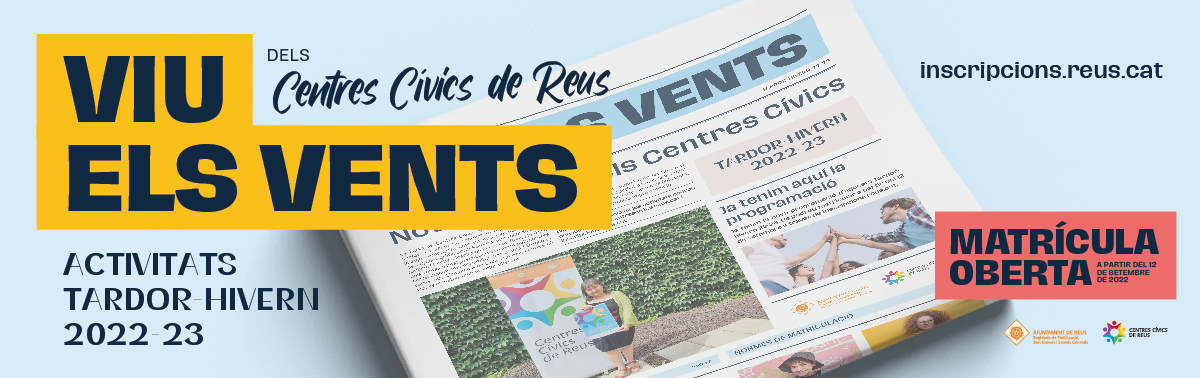 Imatge PROGRAMACIÓ TARDOR-HIVERN CENTRES CÍVICS REUS