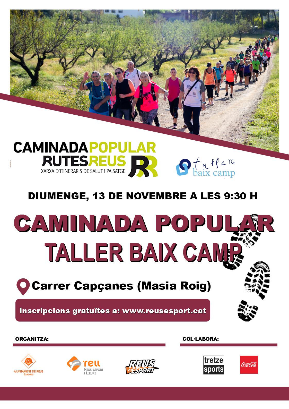 Imatge Caminada Popular Taller Baix Camp