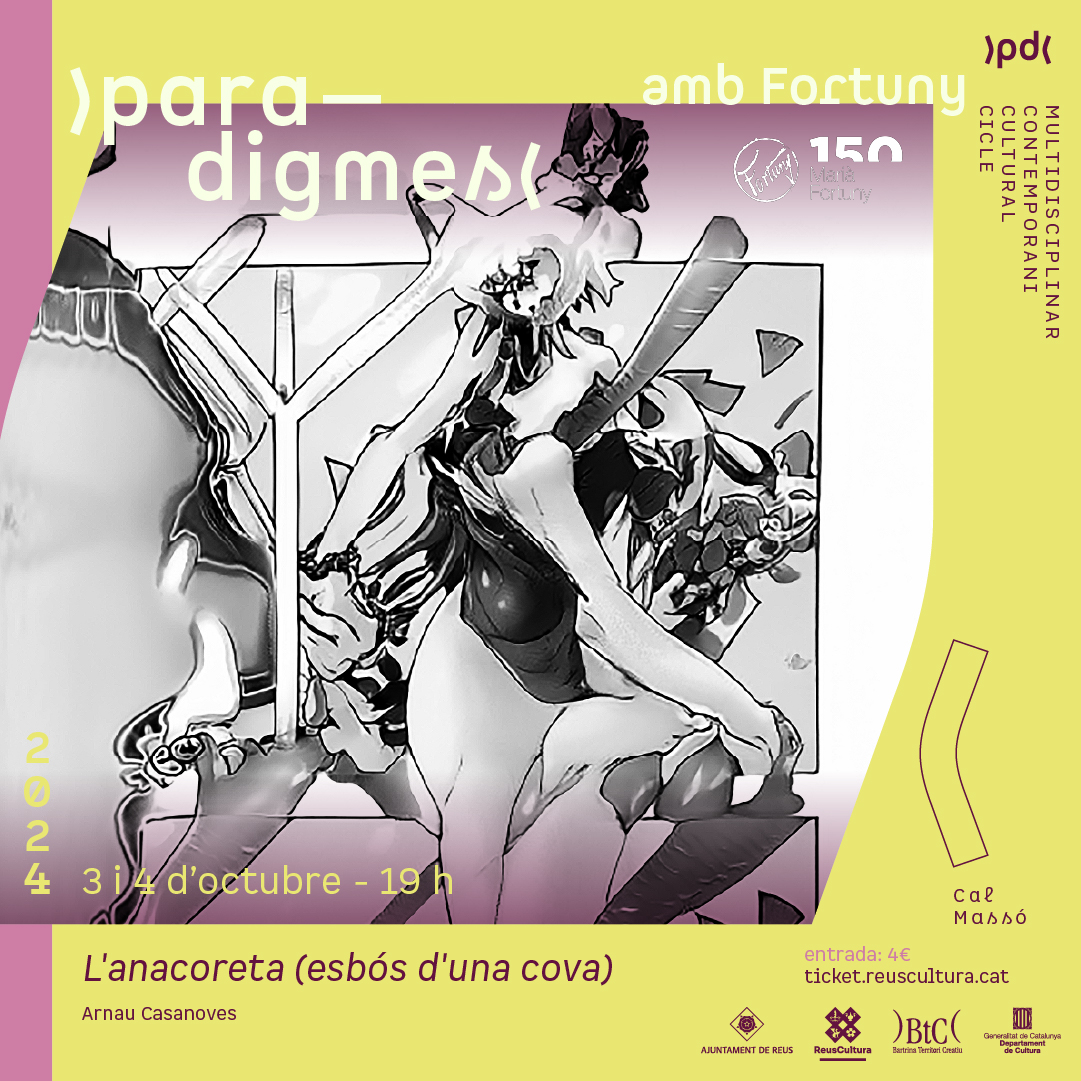 Imatge Cicle Paradigmes: "L'anacoreta (esbós d'una cova)", d’Arnau Casanoves