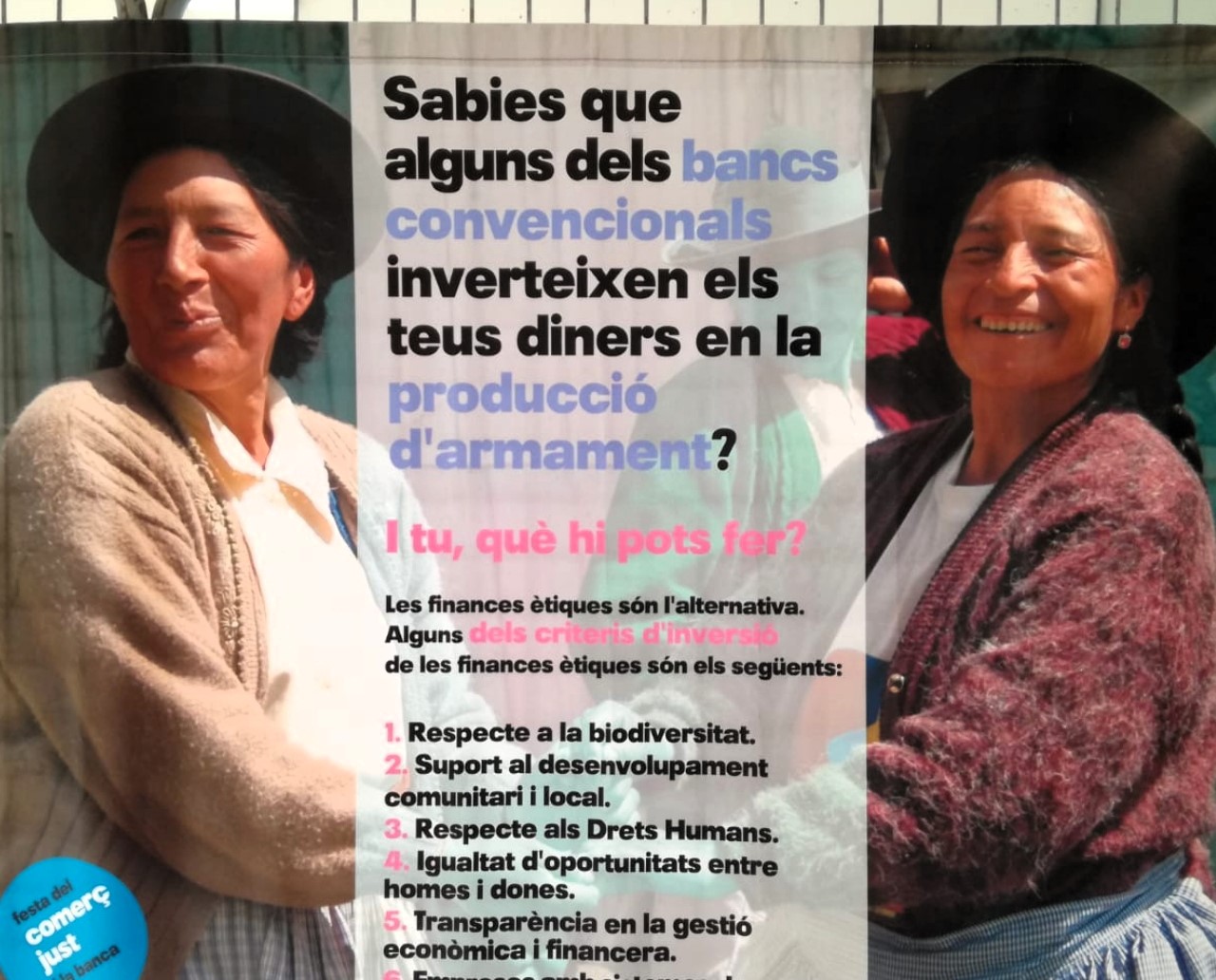 Imatge «Comerç just, finances ètiques i economia social i solidària»