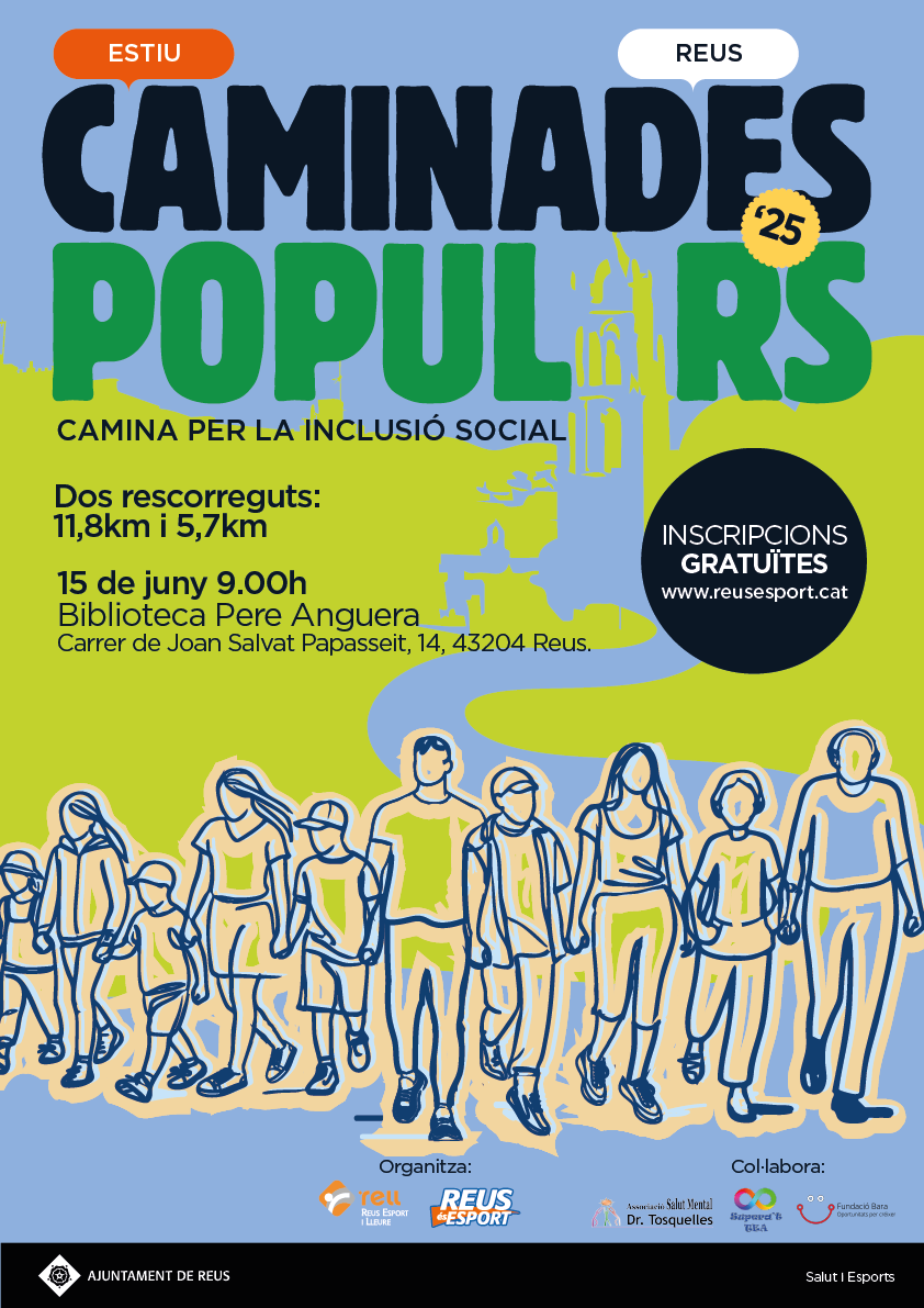 Imatge Caminada popular Reus estiu - Camina per la inclusió social