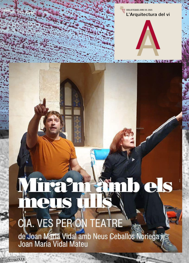 Imatge Biblioteques amb DO. "Mira'm amb els meus ulls"