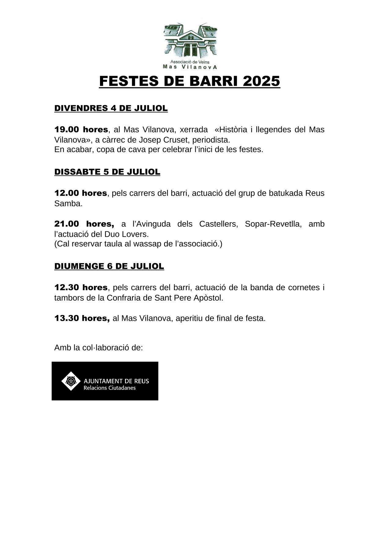 Imatge Festes del barri
