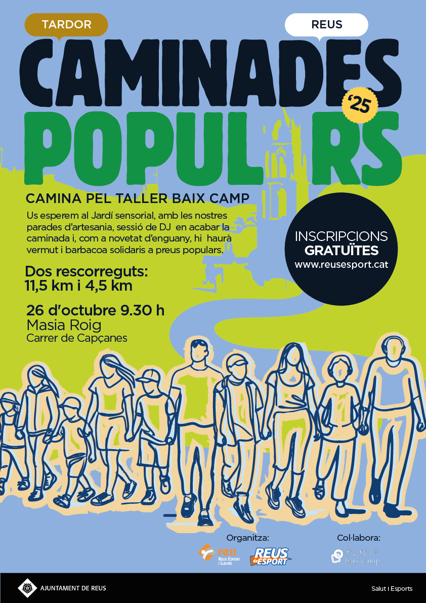 Imatge Caminada popular Reus tardor - Camina pel Taller Baix Camp