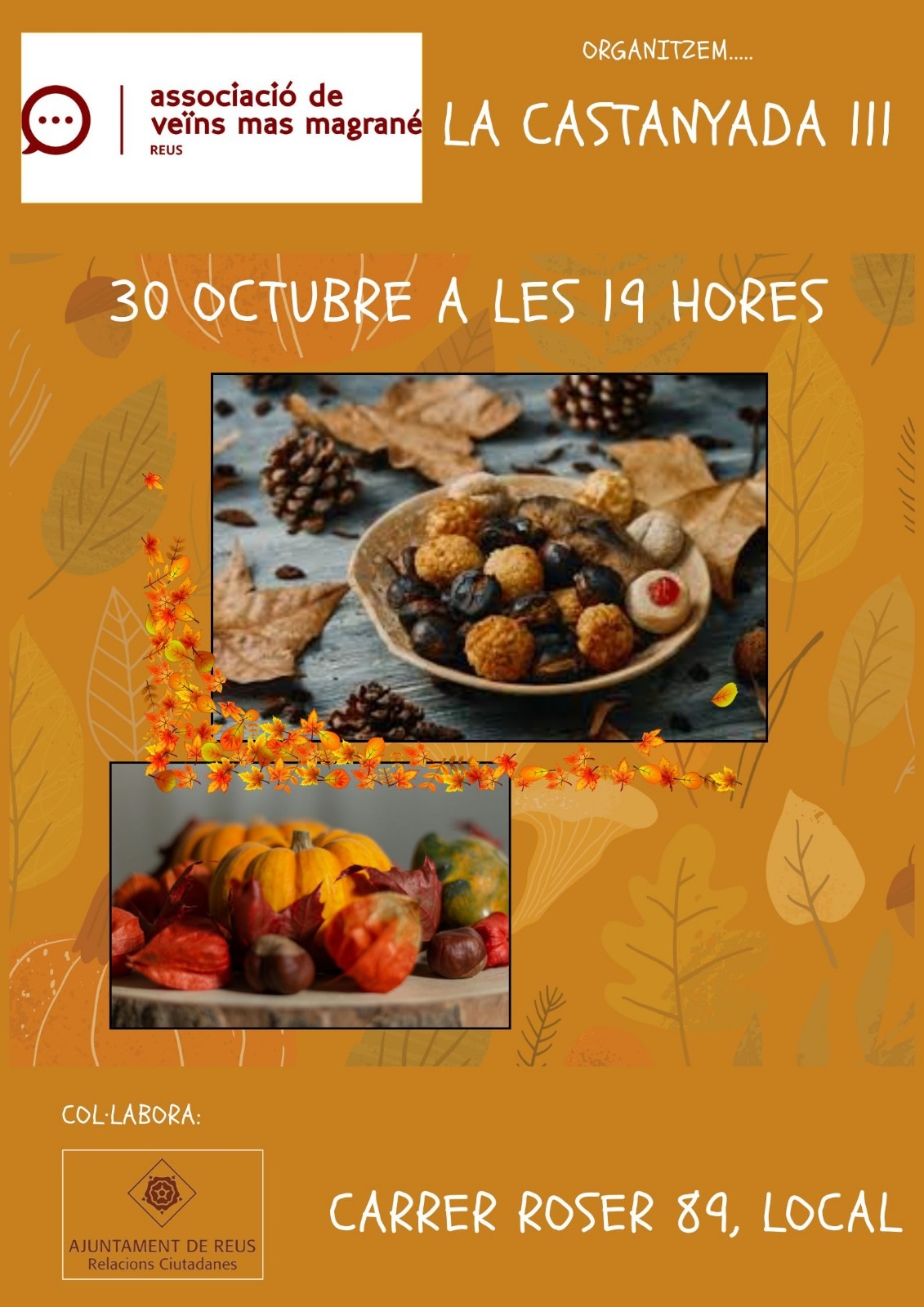 Imatge Castanyada Associació de Veïns Mas Magrané