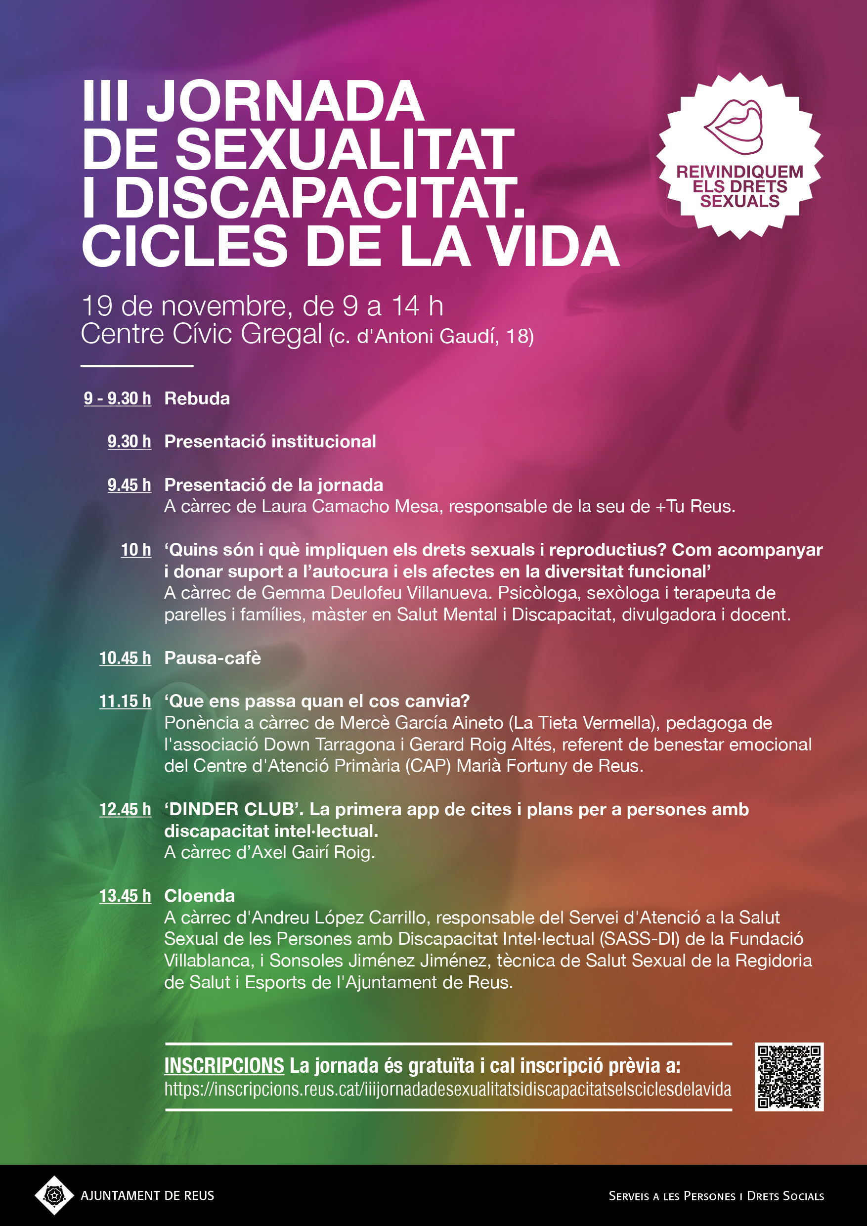 Imatge «III Jornada de Sexualitat i Discapacitat. Cicles de la vida»