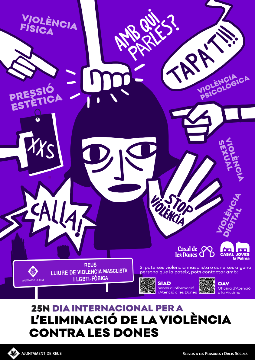 Imatge Dia Internacional per a l'Eliminació de la Violència contra les Dones 25N
