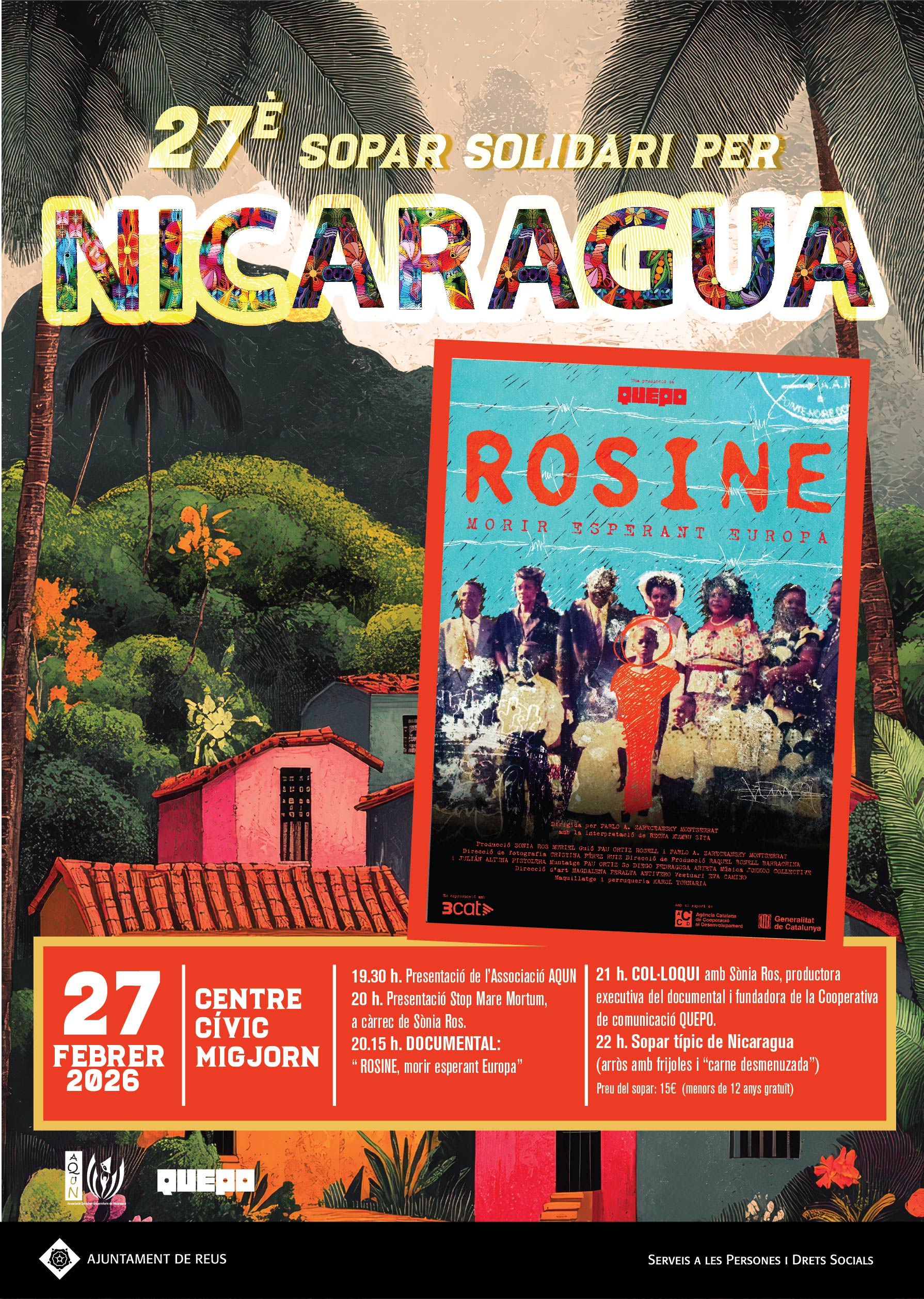 Imatge 27è Sopar Solidari per Nicaragua