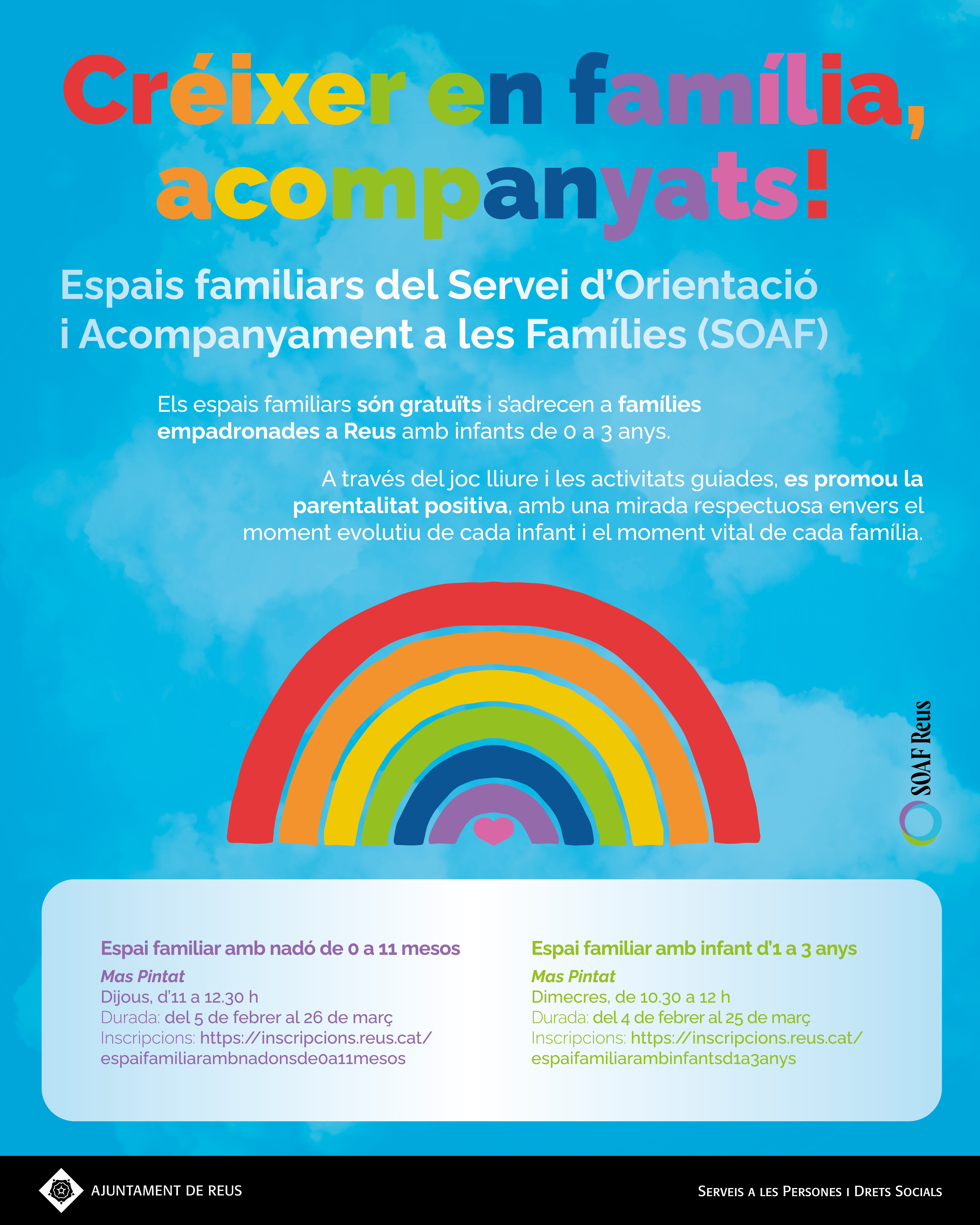 Imatge Espai familiar amb infant d'1 a 3 anys.