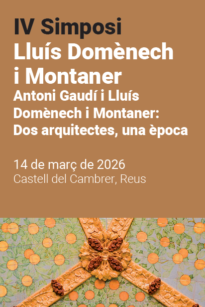 Imatge IV Simposi Lluís Domènech i Montaner