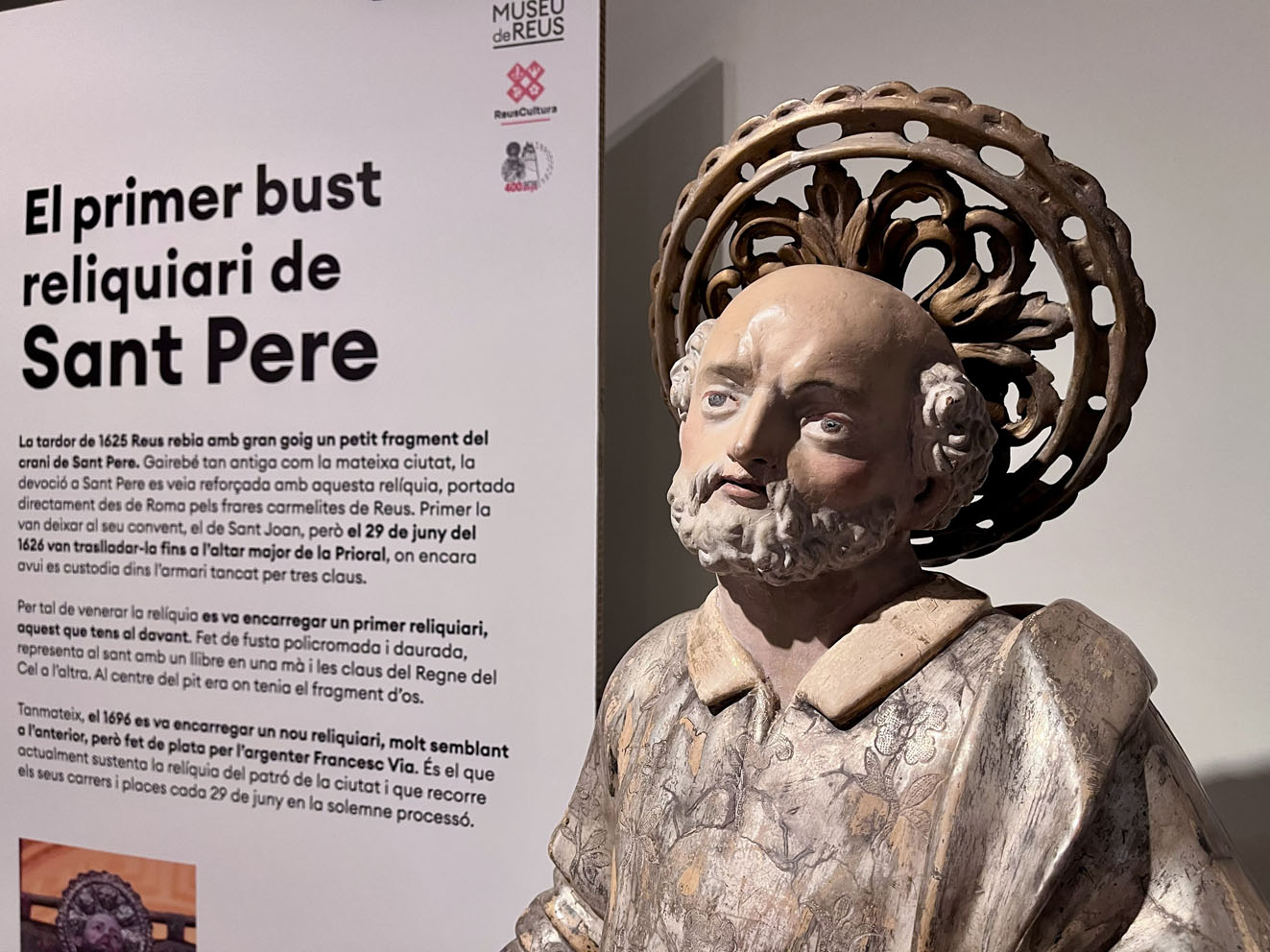 Imatge El primer bust reliquiari de Sant Pere