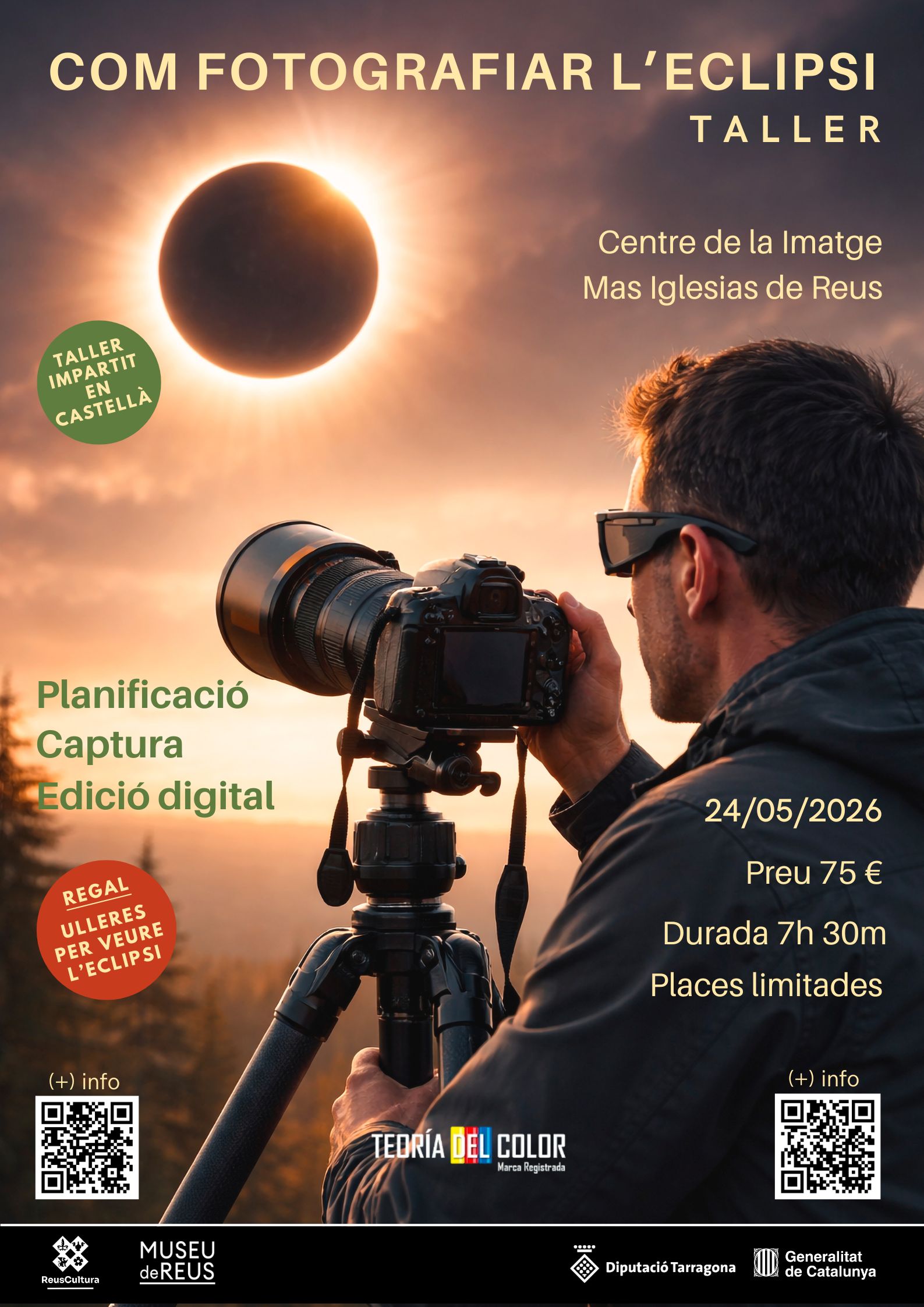 Imatge Taller: Com fotografiar l'eclipsi